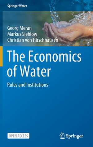 The Economics of Water: Rules and Institutions de Georg Meran