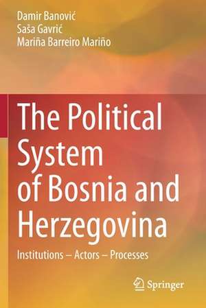 The Political System of Bosnia and Herzegovina: Institutions – Actors – Processes de Damir Banović