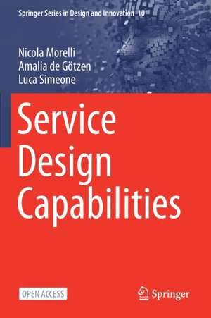 Service Design Capabilities de Nicola Morelli