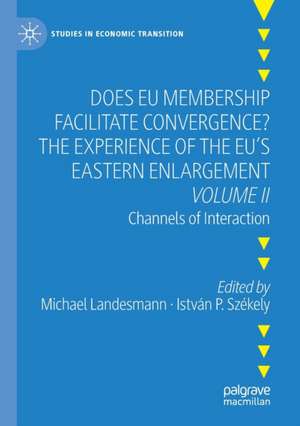 Does EU Membership Facilitate Convergence? The Experience of the EU's Eastern Enlargement - Volume II: Channels of Interaction de Michael Landesmann