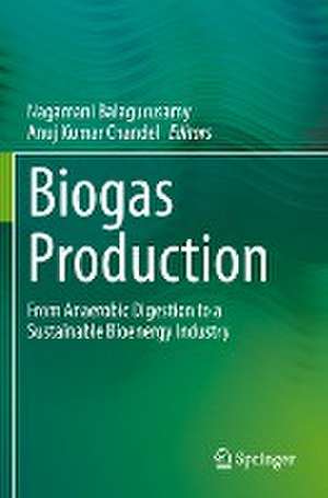 Biogas Production: From Anaerobic Digestion to a Sustainable Bioenergy Industry de Nagamani Balagurusamy