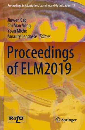 Proceedings of ELM2019 de Jiuwen Cao