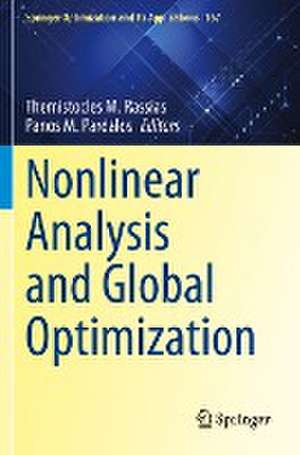 Nonlinear Analysis and Global Optimization de Themistocles M. Rassias