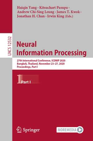 Neural Information Processing de Haiqin Yang