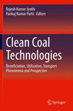 Clean Coal Technologies: Beneficiation, Utilization, Transport Phenomena and Prospective de Rajesh Kumar Jyothi