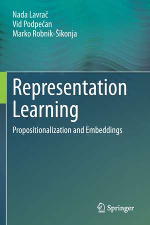 Representation Learning: Propositionalization and Embeddings de Nada Lavrač