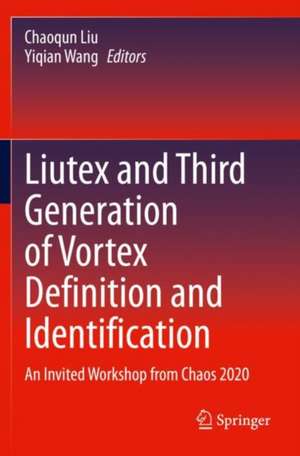 Liutex and Third Generation of Vortex Definition and Identification: An Invited Workshop from Chaos 2020 de Chaoqun Liu