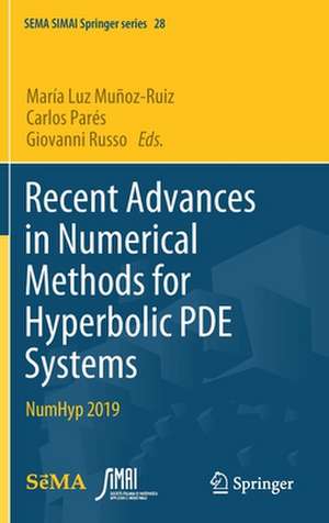 Recent Advances in Numerical Methods for Hyperbolic PDE Systems: NumHyp 2019 de María Luz Muñoz-Ruiz