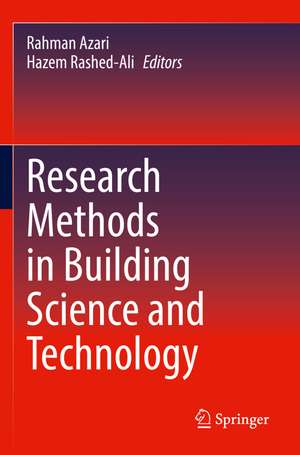 Research Methods in Building Science and Technology de Rahman Azari