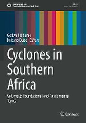 Cyclones in Southern Africa: Volume 2: Foundational and Fundamental Topics de Godwell Nhamo