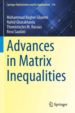 Advances in Matrix Inequalities de Mohammad Bagher Ghaemi