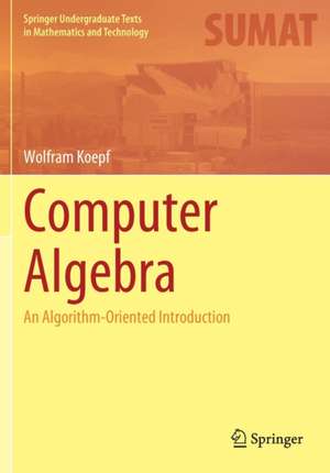 Computer Algebra: An Algorithm-Oriented Introduction de Wolfram Koepf