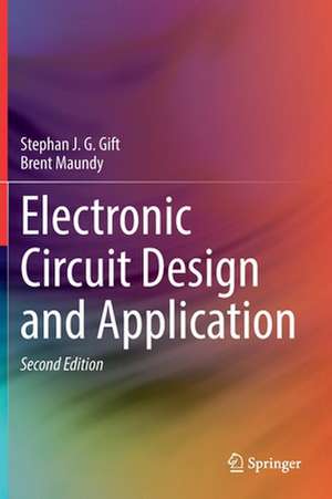 Electronic Circuit Design and Application de Stephan J. G. Gift