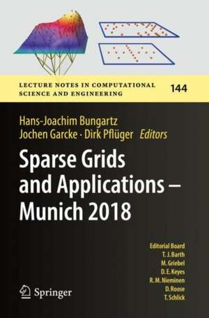 Sparse Grids and Applications - Munich 2018 de Hans-Joachim Bungartz