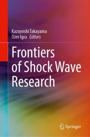 Frontiers of Shock Wave Research de Kazuyoshi Takayama