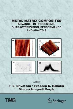 Metal-Matrix Composites: Advances in Processing, Characterization, Performance and Analysis de T. S. Srivatsan