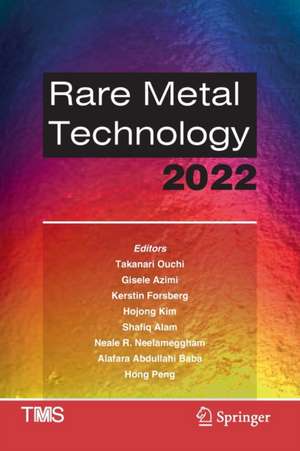 Rare Metal Technology 2022 de Takanari Ouchi