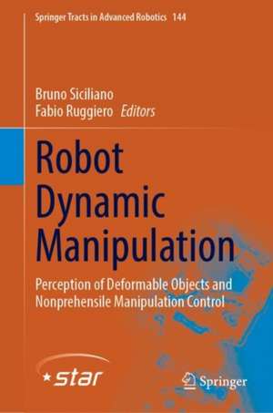 Robot Dynamic Manipulation: Perception of Deformable Objects and Nonprehensile Manipulation Control de Bruno Siciliano