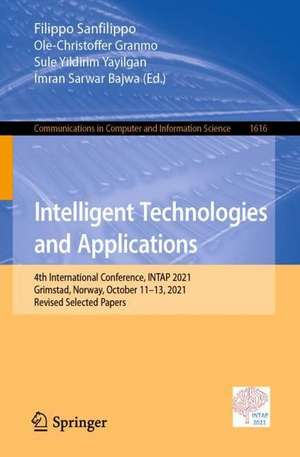 Intelligent Technologies and Applications de Filippo Sanfilippo