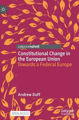 Constitutional Change in the European Union: Towards a Federal Europe de Andrew Duff