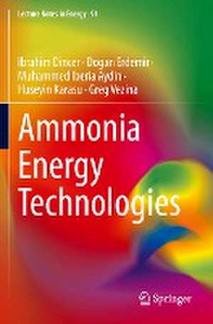 Ammonia Energy Technologies de Ibrahim Dincer