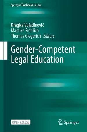 Gender-Competent Legal Education de Dragica Vujadinović