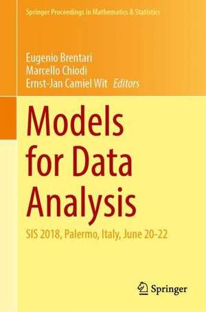 Models for Data Analysis: SIS 2018, Palermo, Italy, June 20–22 de Eugenio Brentari