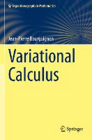 Variational Calculus de Jean-Pierre Bourguignon