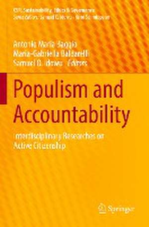 Populism and Accountability: Interdisciplinary Researches on Active Citizenship de Antonio Maria Baggio