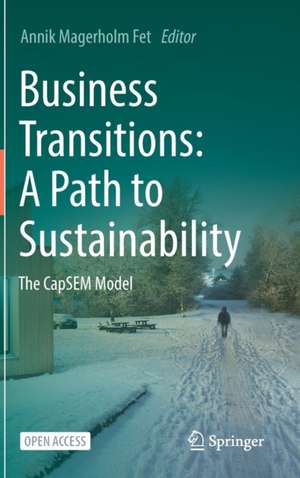 Business Transitions: A Path to Sustainability: The CapSEM Model de Annik Magerholm Fet