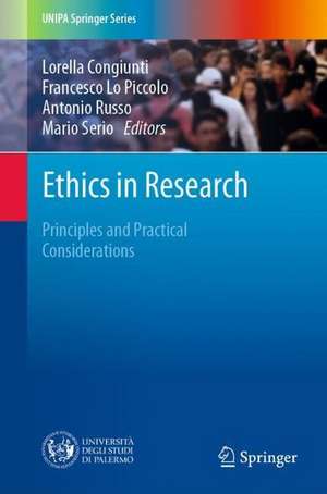 Ethics in Research: Principles and Practical Considerations de Lorella Congiunti