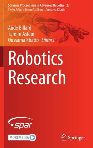 Robotics Research de Aude Billard