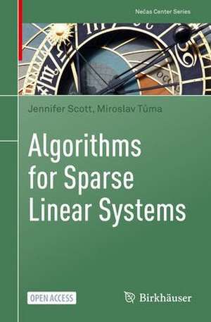 Algorithms for Sparse Linear Systems de Jennifer Scott