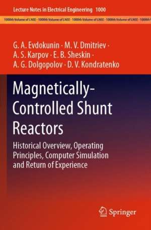 Magnetically-Controlled Shunt Reactors de G. A. Evdokunin