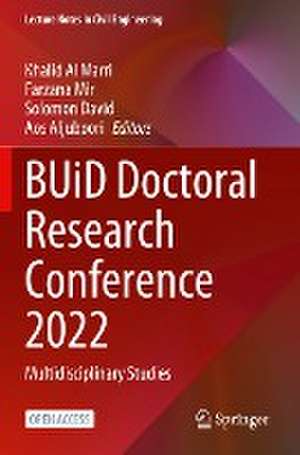 BUiD Doctoral Research Conference 2022: Multidisciplinary Studies de Khalid Al Marri