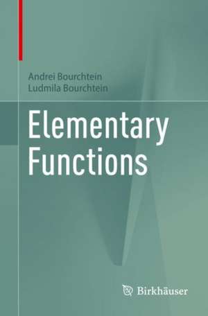 Elementary Functions de Andrei Bourchtein