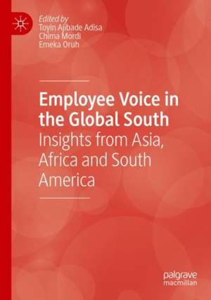 Employee Voice in the Global South: Insights from Asia, Africa and South America de Toyin Ajibade Adisa