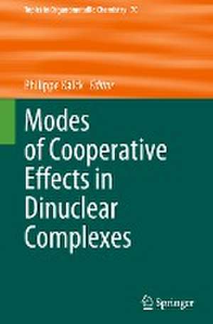 Modes of Cooperative Effects in Dinuclear Complexes de Philippe Kalck