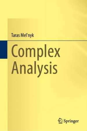 Complex Analysis de Taras Mel'nyk