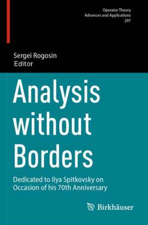 Analysis without Borders de Sergei Rogosin