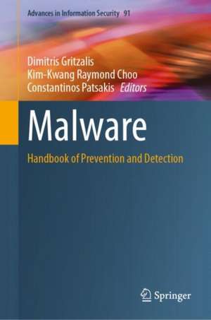 Malware: Handbook of Prevention and Detection de Dimitris Gritzalis
