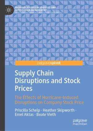 Supply Chain Disruptions and Stock Prices: The Effects of Hurricane-Induced Disruptions on Company Stock Price de Priscilla Schelp