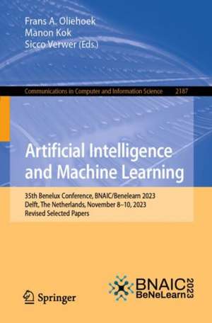 Artificial Intelligence and Machine Learning de Frans A. Oliehoek