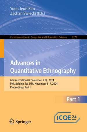 Advances in Quantitative Ethnography de Yoon Jeon Kim