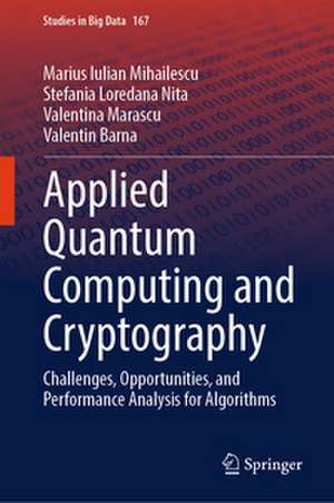 Applied Quantum Computing and Cryptography de Valentin Barna