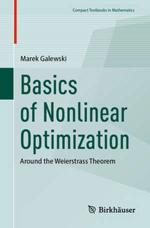 Basics of Nonlinear Optimization de Marek Galewski