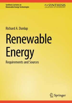 Renewable Energy de Richard A. Dunlap