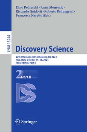 Discovery Science de Dino Pedreschi