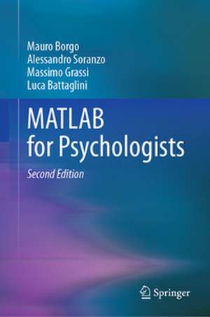 MATLAB for Psychologists de Mauro Borgo