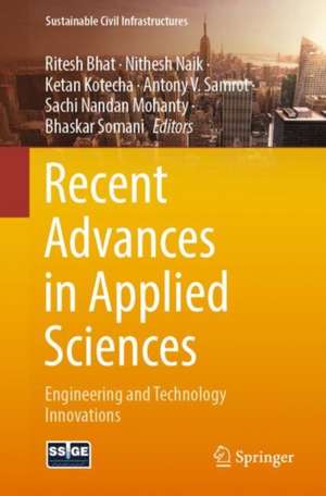 Recent Advances in Applied Sciences de Ritesh Bhat